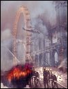 Firefighters at the scene